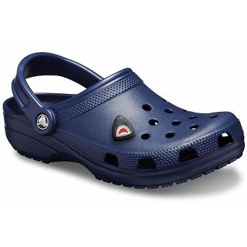 Crocs Classic Clog Sandals Men's Shoes Navy | Australia 0699VRWD